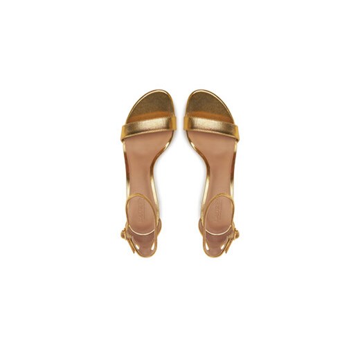 Sandały LAUREN RALPH LAUREN 802978207001 Złoty 36 eobuwie.pl