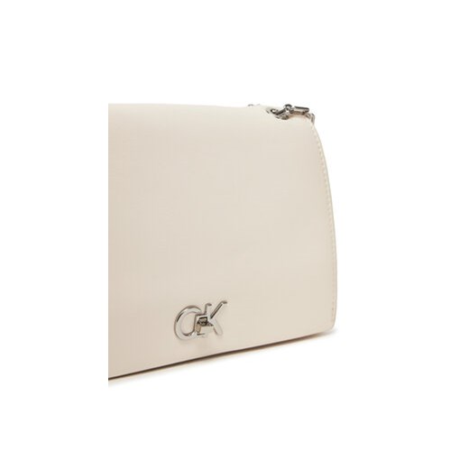 Torebka Calvin Klein K60K612810 Écru Calvin Klein 00 eobuwie.pl