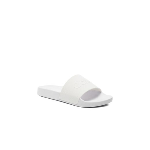 Klapki Calvin Klein Pool Slide Rubber HM0HM00636 Biały Calvin Klein 42 eobuwie.pl