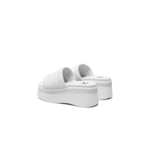 Klapki Tommy Jeans Tjw Wedge Sandal EN0EN02455 Écru Tommy Jeans 41 eobuwie.pl