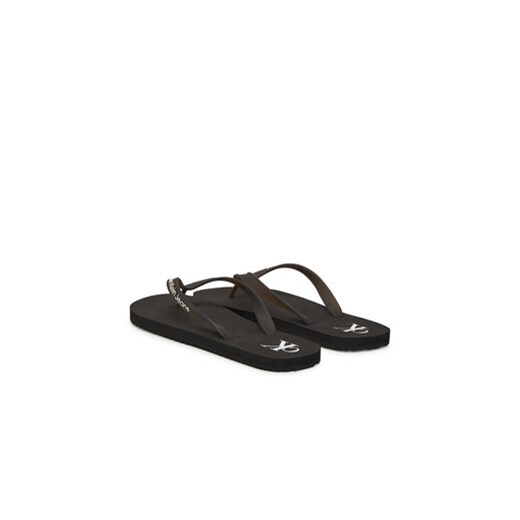 Japonki Calvin Klein Jeans Beach Sandal Transparent Tpu YM0YM01267 Czarny 45 eobuwie.pl