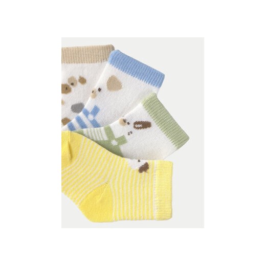 Zestaw 4 par wysokich skarpet dziecięcych Mayoral 9862 Kolorowy Mayoral 12M eobuwie.pl