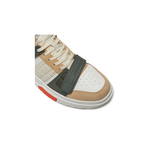 Sneakersy Tommy Jeans The Brooklyn Urban Mid EM0EM01415 Złoty Tommy Jeans 41 eobuwie.pl