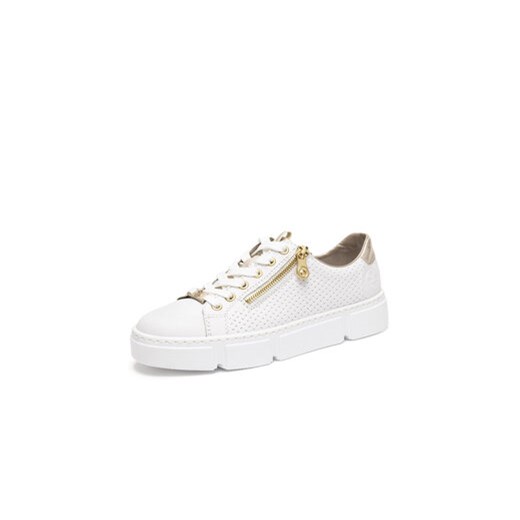 Sneakersy Rieker N5932-80 Biały Rieker 37 eobuwie.pl