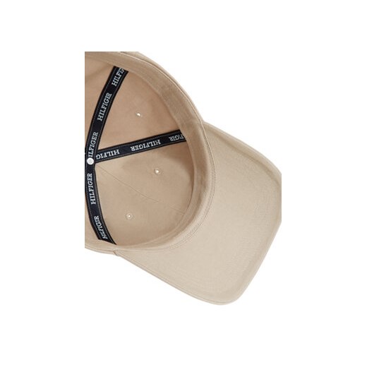 Czapka z daszkiem Tommy Hilfiger Th Monotype Soft 6 Panel Cap AM0AM13165 Beżowy Tommy Hilfiger 00 eobuwie.pl