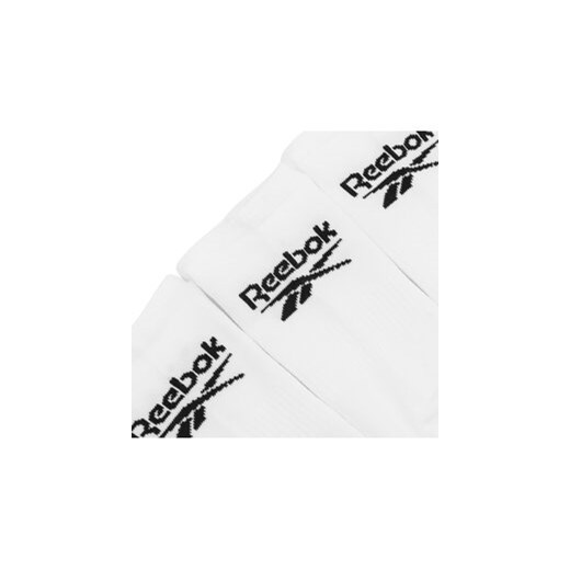 Zestaw 3 par niskich skarpet unisex Reebok R0353-SS24 (3-pack) Biały Reebok 37_39 eobuwie.pl