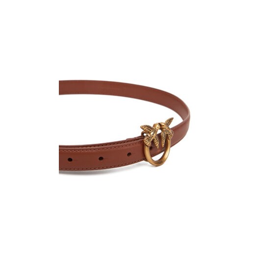 Pasek Damski PINKO Love Berry H2 Belt PE 25 PLT01 100143 A0F1 Brązowy Pinko XS eobuwie.pl