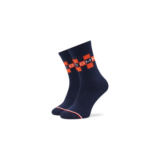 Zestaw 3 par wysokich skarpet dziecięcych Tommy Hilfiger 701220267 Kolorowy Tommy Hilfiger 27_30 eobuwie.pl