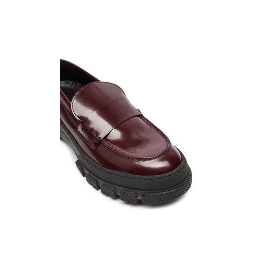 Loafersy Weekend Max Mara Conero 2425526015600 Bordowy 36 eobuwie.pl