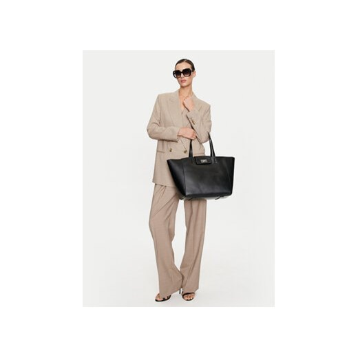Torebka Calvin Klein Ck Push Medium Shopper K60K612148 Czarny Calvin Klein 00 eobuwie.pl