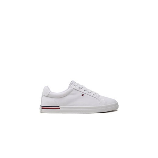 Tenisówki Tommy Hilfiger Essential Stripes Sneaker FW0FW06954 Biały Tommy Hilfiger 41 eobuwie.pl
