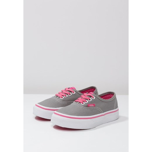 Vans AUTHENTIC  Tenisówki i Trampki frost gray/hot pink zalando  sznurowane