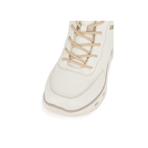 Botki Rieker M6010-80 Biały Rieker 42 eobuwie.pl