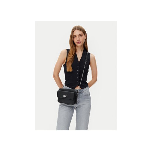 Torebka Calvin Klein Ck Camera Bag W/Pocket_Mono K60K613140 Czarny Calvin Klein 00 eobuwie.pl