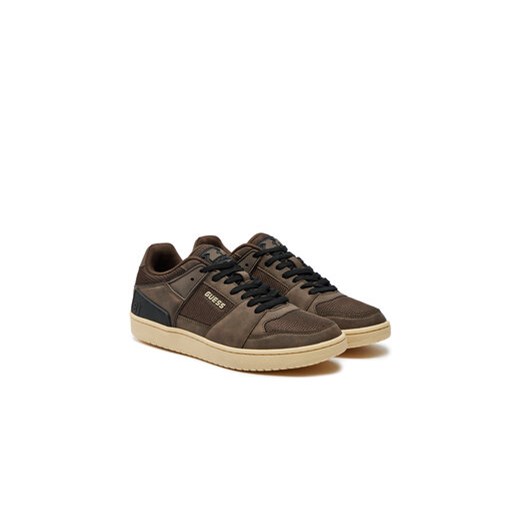 Sneakersy Guess Sava Low FMTSAL FAB12 Brązowy Guess 42 eobuwie.pl