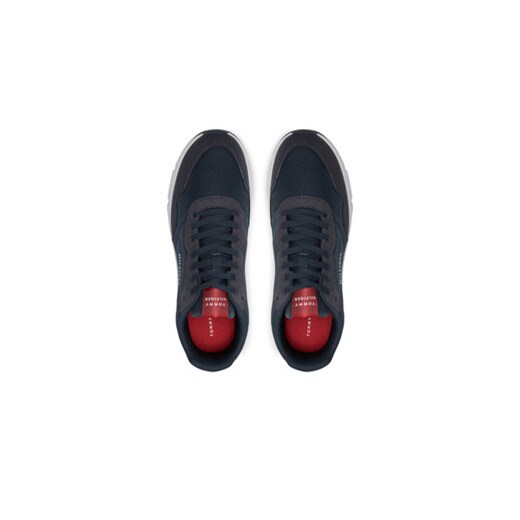 Sneakersy Tommy Hilfiger Faston Mix Ess FM0FM05141 Granatowy Tommy Hilfiger 41 eobuwie.pl
