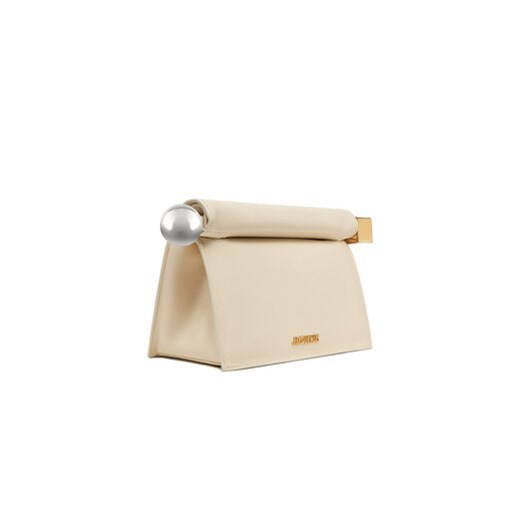 Torebka JACQUEMUS La Pochette Rond 24E233BA356-3171 Écru Jacquemus OS eobuwie.pl