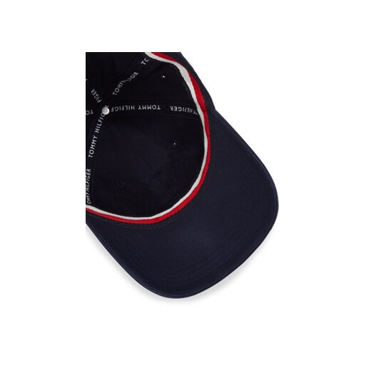 Czapka z daszkiem Tommy Hilfiger Essential Flag Soft Cap AW0AW17131 Granatowy Tommy Hilfiger 00 eobuwie.pl