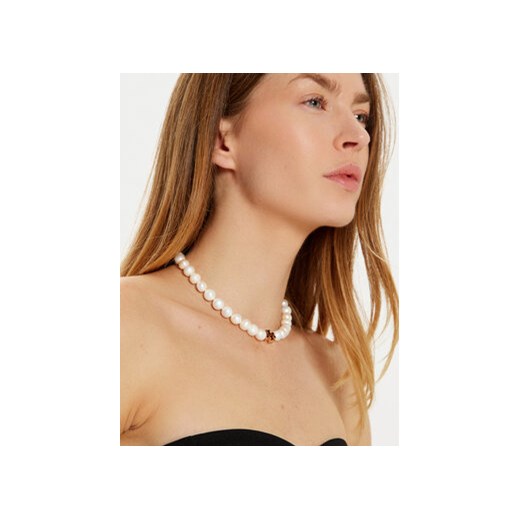 Naszyjnik Tory Burch Kira Pearl Necklace 157964 Złoty Tory Burch 00 eobuwie.pl
