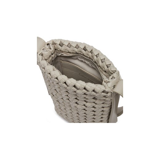 Torebka Calvin Klein Ck Braided Mini Bag K60K612172 Szary Calvin Klein 00 eobuwie.pl