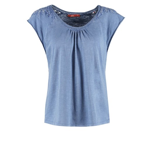 edc by Esprit Tshirt basic race blue zalando niebieski abstrakcyjne wzory