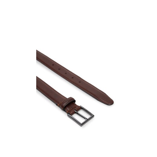 Pasek Męski Tommy Hilfiger Hudson Leather 3.0 AM0AM13379 Brązowy Tommy Hilfiger 105 eobuwie.pl