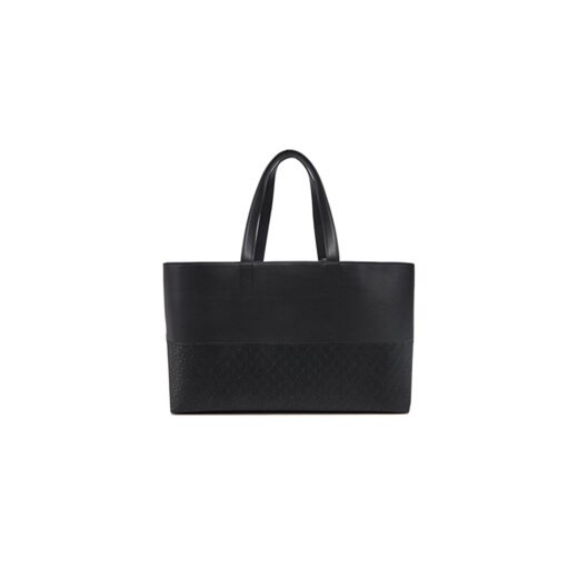 Torebka Calvin Klein Ck Mixmedia Shopper_Mono K60K613166 Czarny Calvin Klein 00 eobuwie.pl