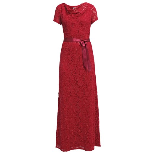 Young Couture by Barbara Schwarzer Suknia balowa red zalando czerwony abstrakcyjne wzory