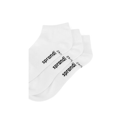 Zestaw 3 par niskich skarpet męskich Sprandi 0MB-003-SS24 (3-pack) Biały Sprandi 43_46 eobuwie.pl