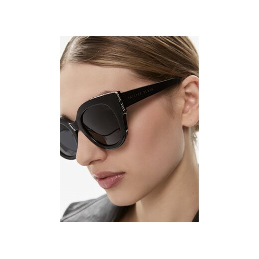 Okulary przeciwsłoneczne PHILIPP PLEIN SPP026S Czarny 53 eobuwie.pl