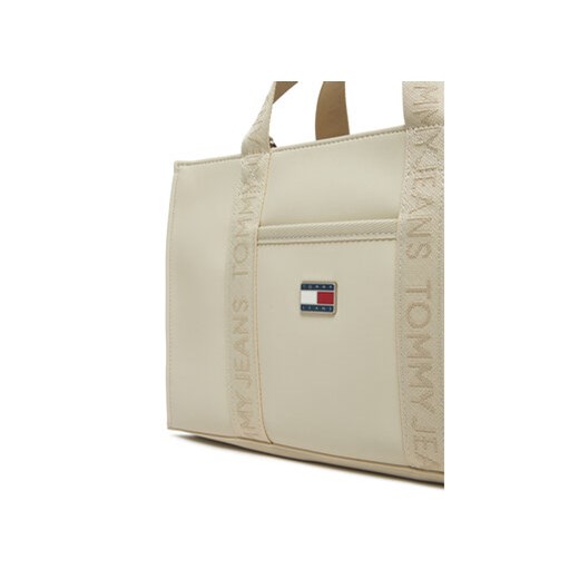 Torebka Tommy Jeans AW0AW16959 Écru Tommy Jeans 00 eobuwie.pl