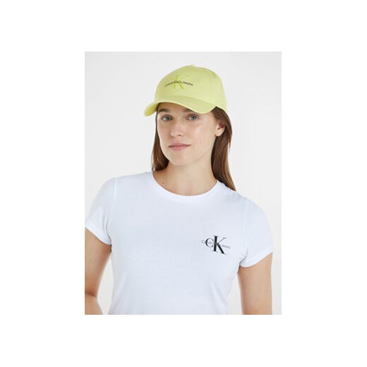 Czapka z daszkiem Calvin Klein Jeans Monogram Cap K60K610280 Zielony 00 eobuwie.pl