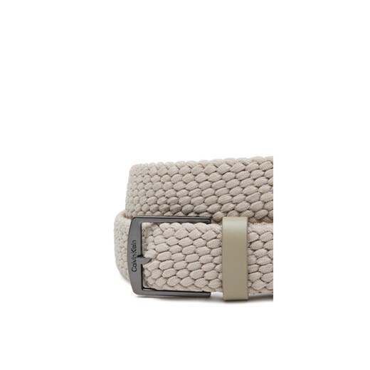 Pasek Męski Calvin Klein Ck Casual Elastic Braided 35Mm K50K512839 Beżowy Calvin Klein 100 eobuwie.pl