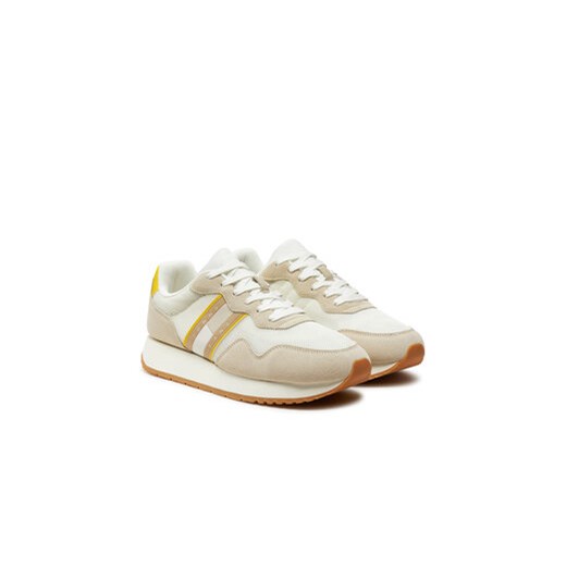 Sneakersy Tommy Jeans Tjm Modern Runner EM0EM01435 Beżowy Tommy Jeans 40 eobuwie.pl