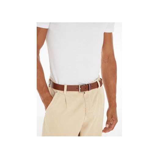 Pasek Męski Tommy Hilfiger Casual Seasonal 3.5 AM0AM12168 Brązowy Tommy Hilfiger 85 eobuwie.pl