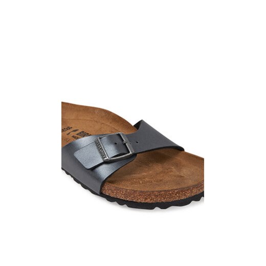 Klapki Birkenstock Madrid Birko-Flor 1021532 Szary 37 eobuwie.pl