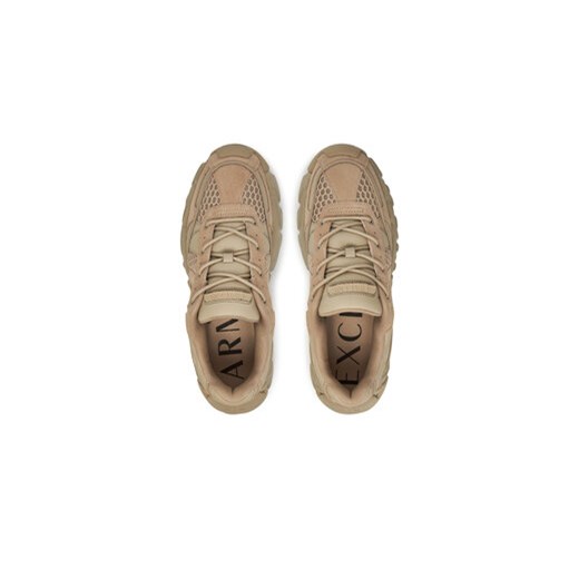 Sneakersy Armani Exchange XUX269 XV960 01825 Beżowy Armani Exchange 42 eobuwie.pl