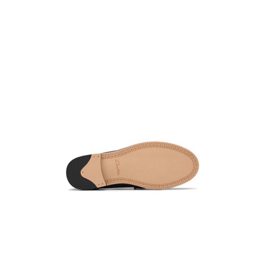 Mokasyny Clarks Straven Edge 26181277 Czarny Clarks 38 eobuwie.pl