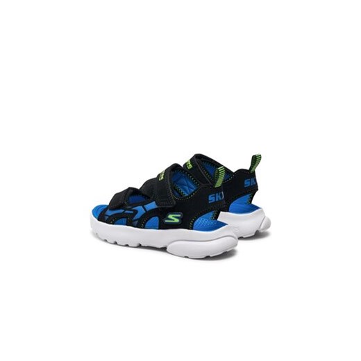 Sandały Skechers Razor Splash- 406513L/BBLM Czarny Skechers 33 eobuwie.pl