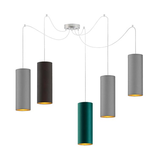 Lampa wisząca z regulowaną długością przewodu VIZELA T5 GOLD ze sklepu Lysne w kategorii Lampy wiszące - zdjęcie 181814100