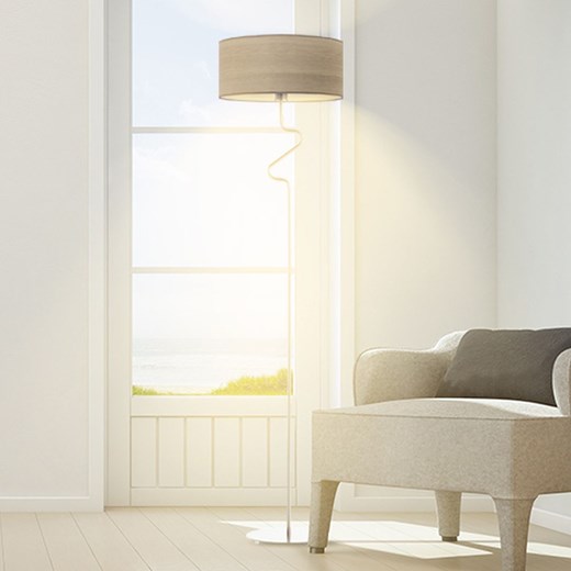 Skandynawska lampa podłogowa do czytania w salonie MORONI ECO ze sklepu Lysne w kategorii Lampy podłogowe - zdjęcie 181814612