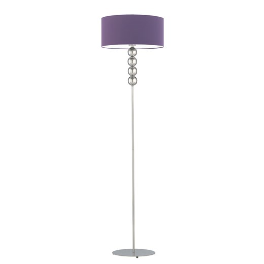 Kulista lampa stojąca na srebrnym stelażu BERMUDY ze sklepu Lysne w kategorii Lampy podłogowe - zdjęcie 181814624