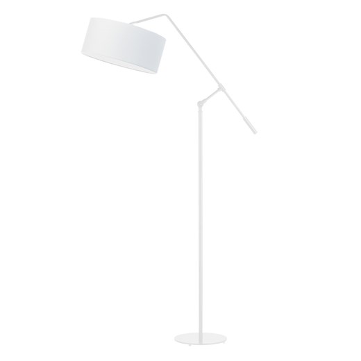 Biała lampa stojąca w stylu glamour LIBERIA ze sklepu Lysne w kategorii Lampy podłogowe - zdjęcie 181815320