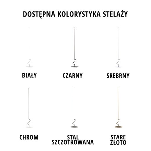 Biała lampa podłogowa do sypialni SURAT z abażurem ze sklepu Lysne w kategorii Lampy podłogowe - zdjęcie 181815370