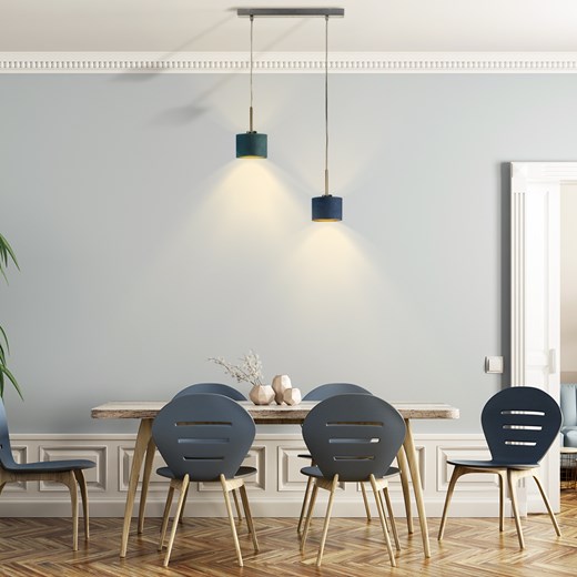 Nowoczesna lampa wisząca nad stół MONTANA VELUR ze sklepu Lysne w kategorii Lampy wiszące - zdjęcie 181815442