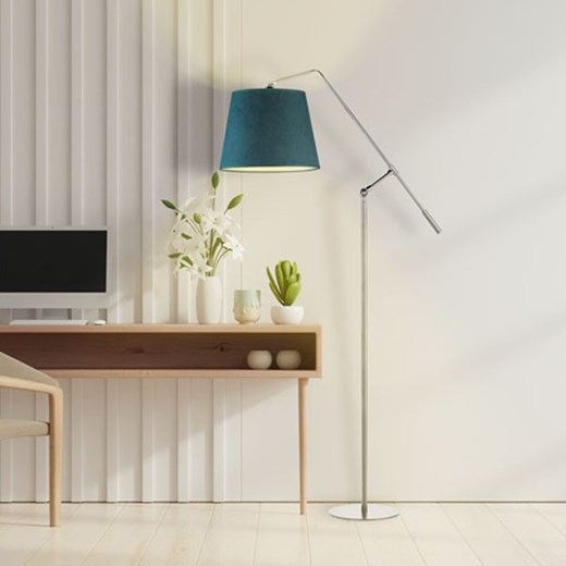 Regulowana lampa stojąca do biura FOYA VELUR ze sklepu Lysne w kategorii Lampy podłogowe - zdjęcie 181815461