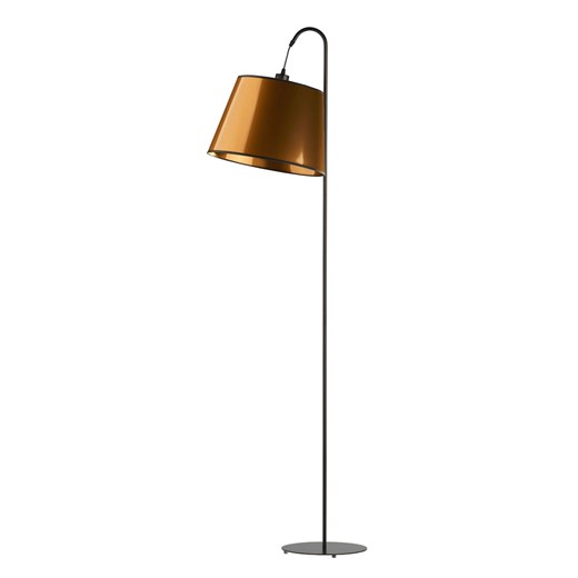 Miedziana lampa podłogowa do salonu TALLIN MIRROR ze sklepu Lysne w kategorii Lampy podłogowe - zdjęcie 181815482