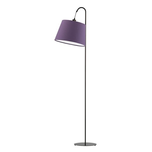 Fioletowa lampa stojąca do salonu w stylu art deco TALLIN ze sklepu Lysne w kategorii Lampy podłogowe - zdjęcie 181815821