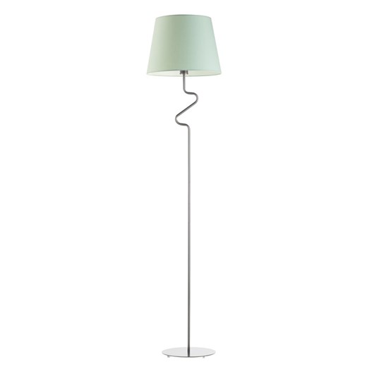 Srebrna lampa podłogowa dla dzieci z miętowym abażurem FOGO ze sklepu Lysne w kategorii Lampy dziecięce - zdjęcie 181816132