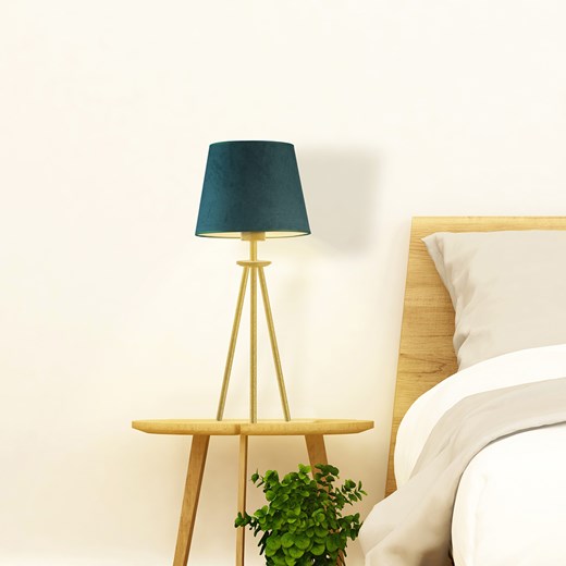 Lampka stołowa w stylu loft BERGEN VELUR ze sklepu Lysne w kategorii Lampy stołowe - zdjęcie 181816290